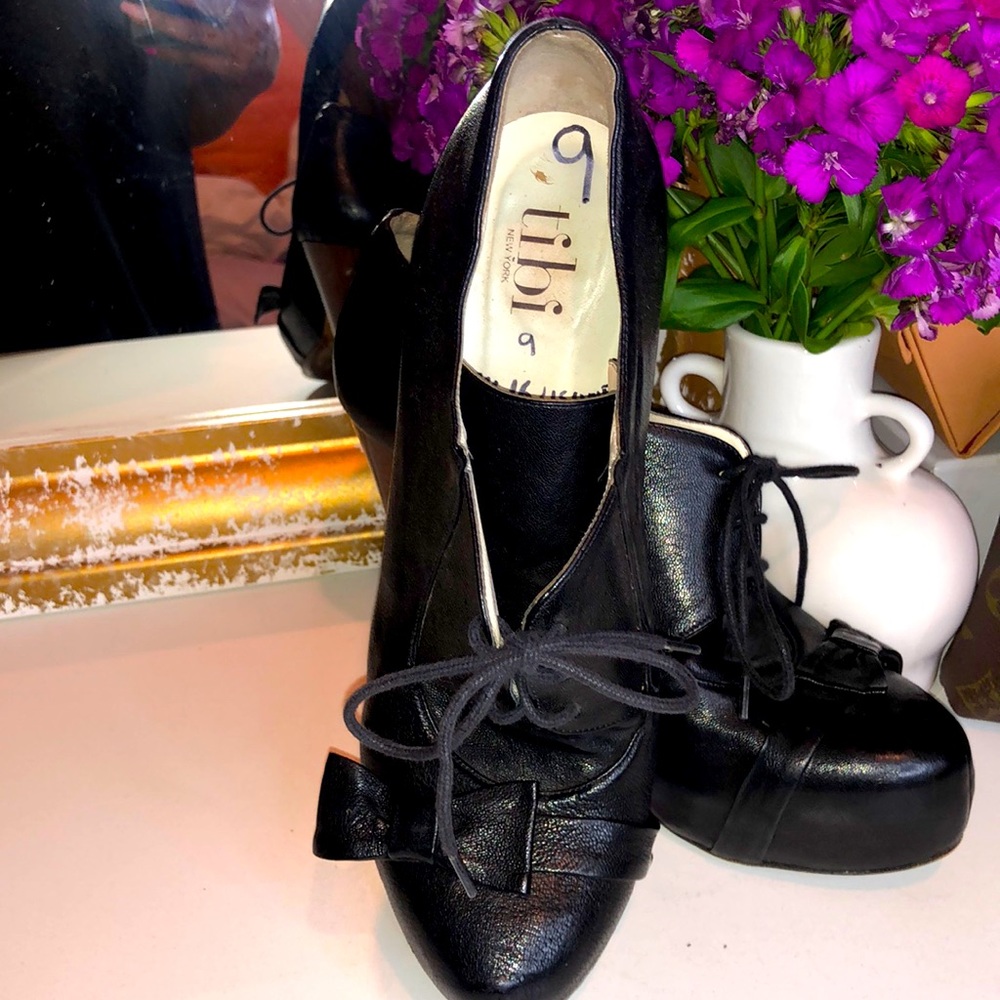 Tibi Black Booties